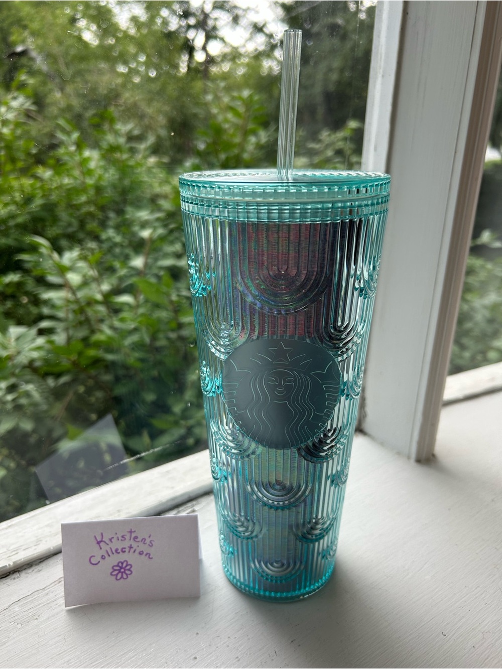 STARBUCKS Aqua Iridescent Siren Tumbler 🩵🪩